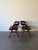 Danish Teak & Black Leather Dining Chairs in Style of Thomas Harlev for Farstrup Møbler Model 205, 1960s For Sale - Image 4 of 10