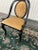 Wood 1950s Cushioned and Hand Painted Chair For Sale - Image 7 of 8
