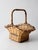 Vintage Gathering Basket With Handle For Sale - Image 9 of 10