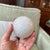 Glass Italian Murano Art Glass Frosted Scavo Apple Sculpture For Sale - Image 7 of 9