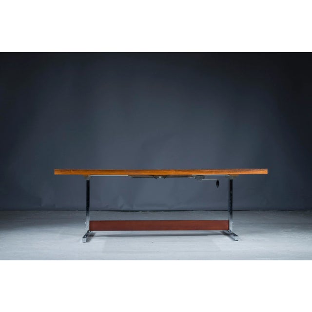 Vintage Adjustable Rosewood Dining or Coffee Table, 1960s For Sale - Image 10 of 11