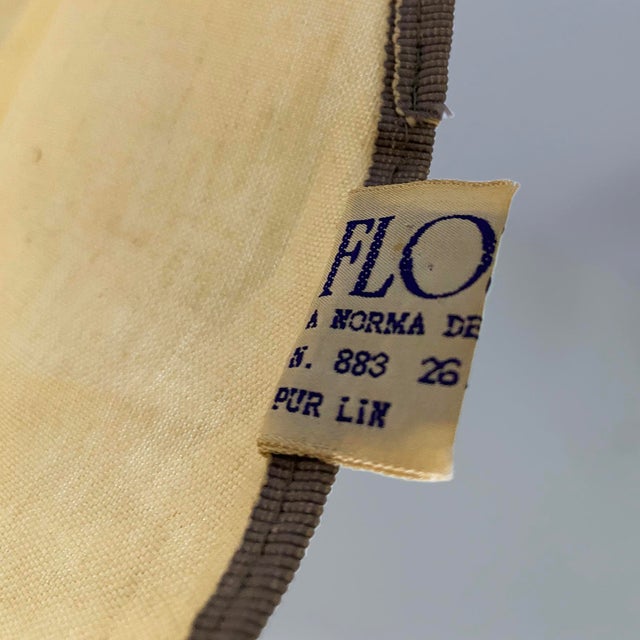 Italian Modern Linen and Metal Celestia Lamp by Tobia Scarpa for Flos, 1980s For Sale - Image 17 of 18