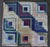 Early 20th Century Early Log Cabin Quilt With a "Barn Raising" Layout For Sale - Image 5 of 15