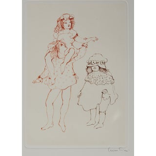 Leonor Fini, I Stick Out My Tongue, Etching For Sale