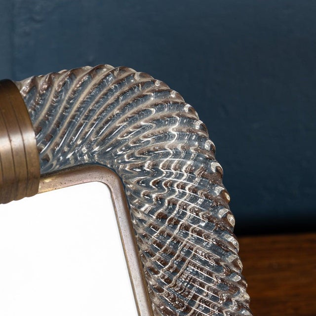 Italian Venetian Glass Photograph Frame attributed to Paolo Venini for Venini, 1950s For Sale - Image 6 of 13