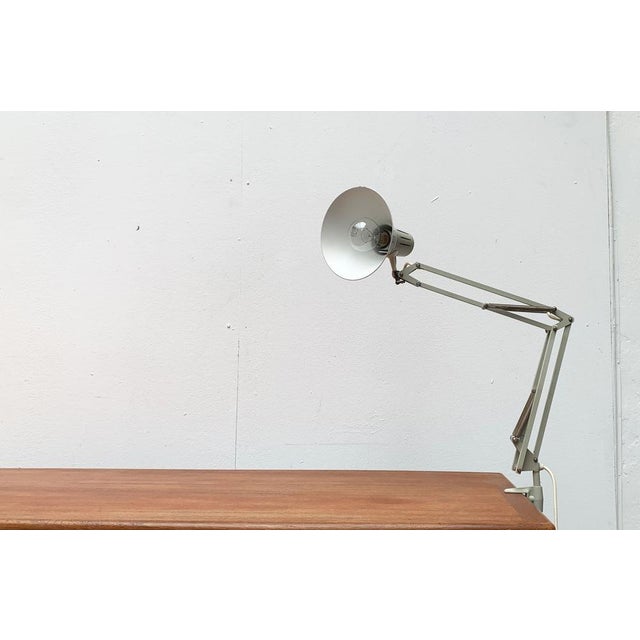Gray Mid-Century Danish Table Lamp, 1960s For Sale - Image 8 of 18