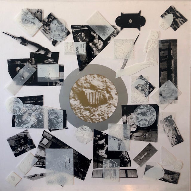 1970s Lowell Nesbitt, MOONWALK 1970 Color Silkscreen Screenprint Acrylic Plexiglass Mod Space Art, 1970 For Sale - Image 5 of 15