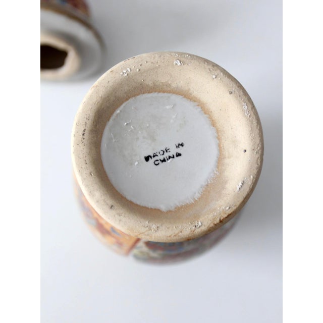 Vintage Chinese Famille Rose Porcelain Ginger Jar With Birds & Peonies For Sale - Image 11 of 11