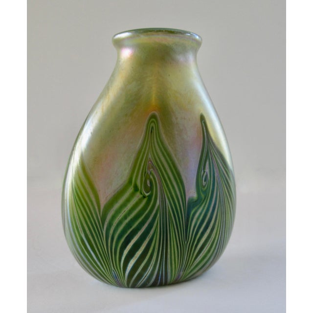 A phenomenally, wonderful example of an Art Nouveaux-Style, or a Favrille, Tiffany-like style, or Quezal attribution, hard...
