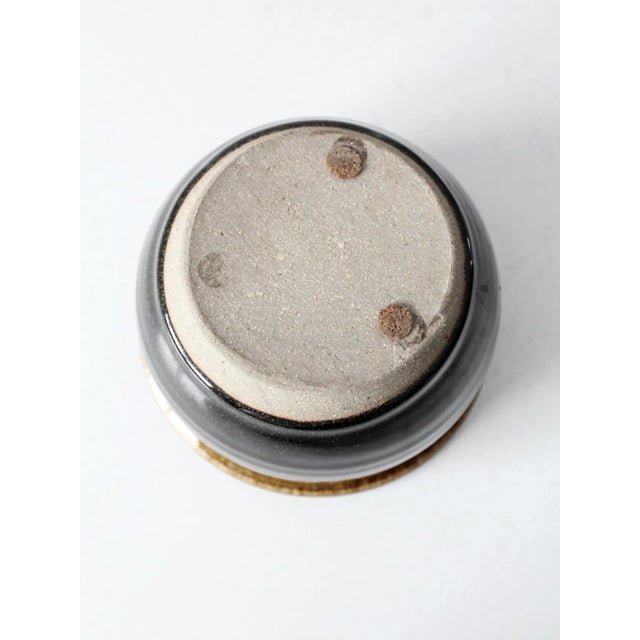 Vintage Studio Pottery Bowl For Sale - Image 6 of 7