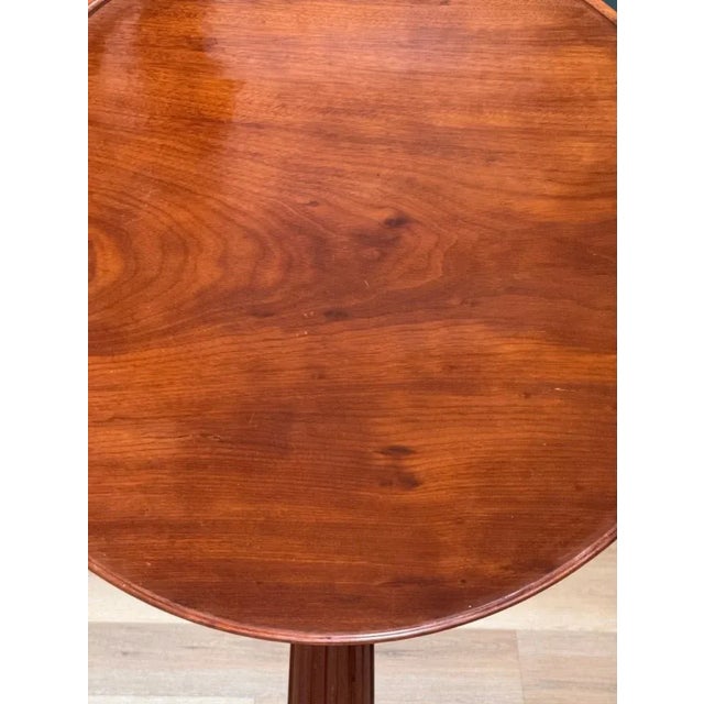 Louis XVI Mahogany Tripod Tilt-Top Side Table For Sale - Image 4 of 6
