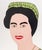 Roy Finster (American, 1941-2021), "Queen Elizabeth II of England", Mixed Media on Wood Panel, 1993, titled and signed...