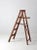 Brown Vintage Painter's Wooden Ladder For Sale - Image 8 of 12