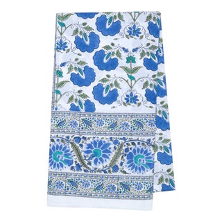 Janvi 12-Seat Blue Tablecloth For Sale