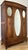 French Wardrobe in Oak with Mirror For Sale - Image 3 of 13