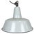 Large Industrial Grey Enamel Factory Pendant Lamp from Zaos, 1960s For Sale