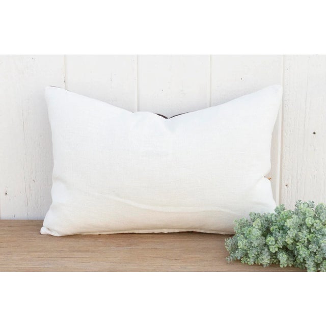 Textile Maimum Antique Sumatran Ikat Pillow For Sale - Image 7 of 8