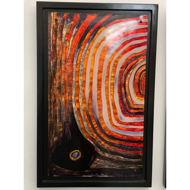 Vintage Resin Panels, 1970s, Set of 2 For Sale - Image 11 of 18