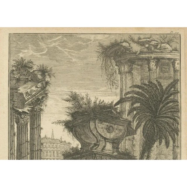 Paper Charpentier, Julius Caesar's Ruins and Skeleton, 1757, Engraving For Sale - Image 7 of 8