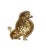Vintage Signed Capri Goldtone/Rhinestone Poodle Brooch/Pin Fabulous 1.75" H For Sale - Image 4 of 6