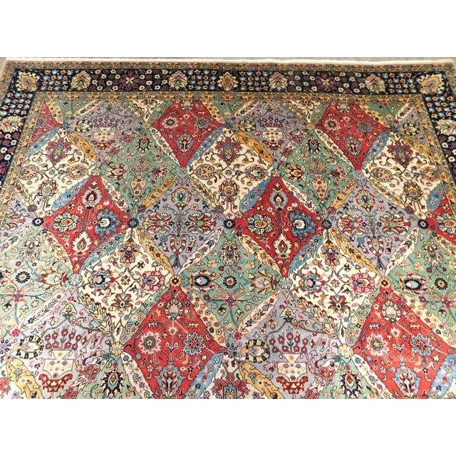 Beige Antique Northwest Persian Tabriz Rug. 9'10"x 10'10" For Sale - Image 8 of 18