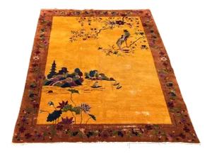 1920s Art Deco Chinese Rug- 8’11” X 11’5”