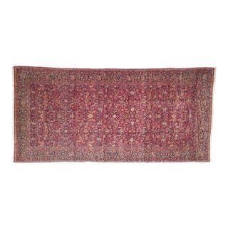 1930s Vintage Persian Kashan Rug For Sale