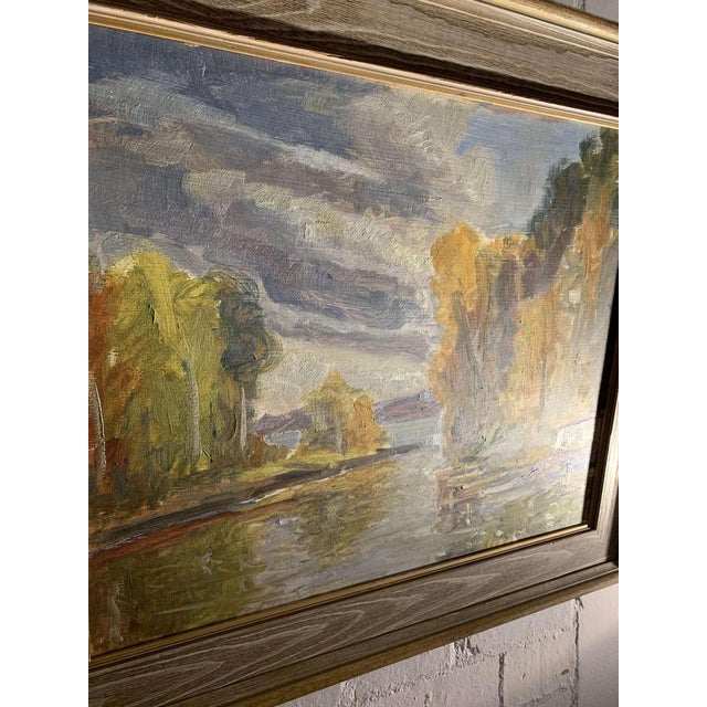 Lennart Rosensohn, Swedish Landscape, Mid 20th Century, Oil Painting, Framed For Sale - Image 13 of 17