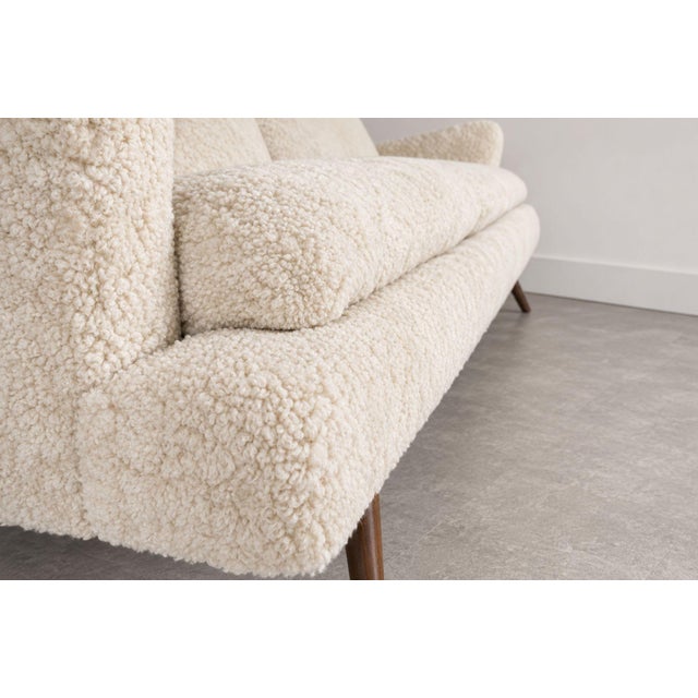 Venetian Sofa by Vladimir Kagan in Shearling, C. 1950s For Sale In New York - Image 6 of 9