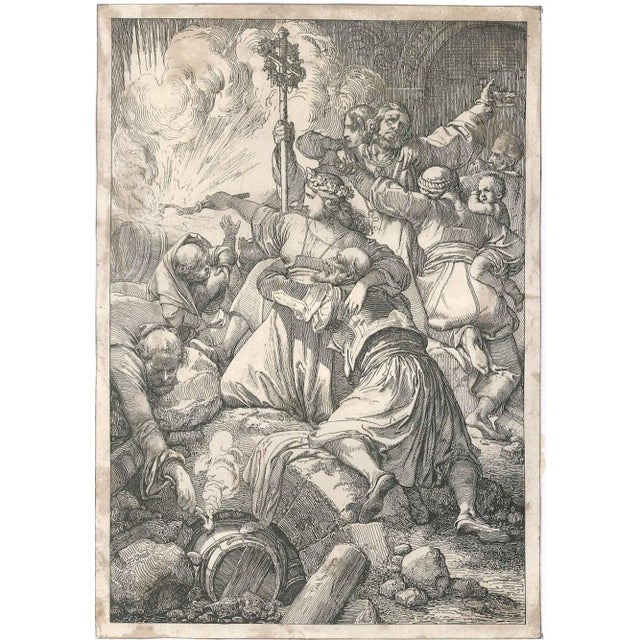 Les Martyrs Chrétiens is an original artwork realized by Johann Nepomuk Geiger in the beginning of the XIX century....