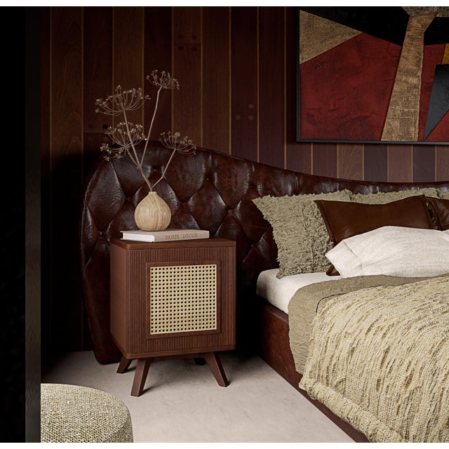 Wood Harrison Bedside Table by Wood Tailors Club, Set of 2 For Sale - Image 7 of 9