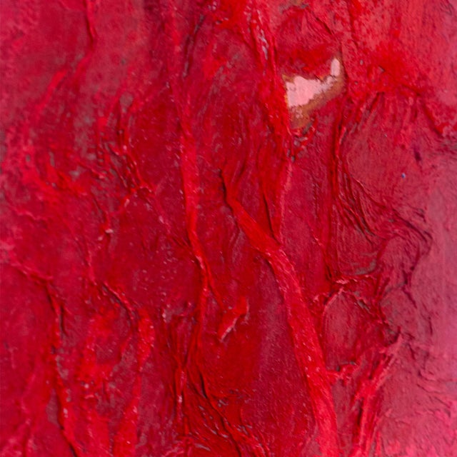 Giuseppe Caiafa, Ascensione di Fuoco: Abstract Textured Composition, Mixed Media on Canvas, 2025 For Sale - Image 3 of 7
