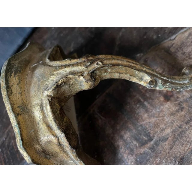 Vintage Italian Gold Gilt Wall Shelf For Sale In Chicago - Image 6 of 7