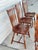 Vintage Harden Solid Wood Dining Chairs Set of 6 Spindle Back Turned Legs For Sale - Image 9 of 12