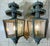 Antique/Vintage Pair of Solid Brass Patina Exterior Wall Lanterns / Sconces For Sale - Image 4 of 18