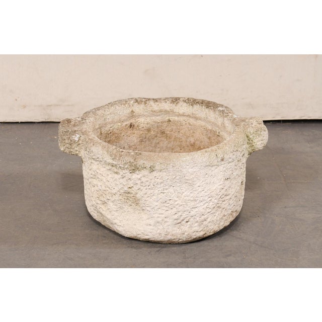19th Century Spanish Carved-Stone Vessel For Sale - Image 4 of 11