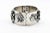 Applied Flower Floral Sterling Silver Bangle Bracelet by Heidi For Sale - Image 4 of 11