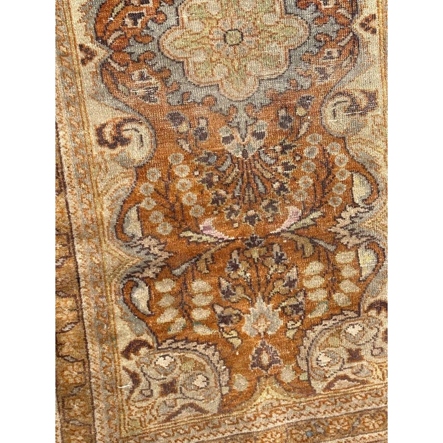 Brown Antique Tabriz Jafar Rug, 1890s For Sale - Image 8 of 16