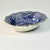 Blue 1990s Vintage English Coastal Boho Chic Mottahedeh Torquay Scalloped Rim Serving Bowl. For Sale - Image 8 of 9