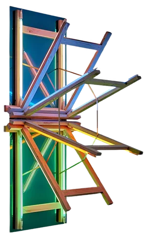 Trestle Dazzle Wall Light Sculpture by Rem Atelier