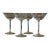 Vintage Cut Crystal Martini Glasses - Set of 4 For Sale