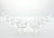 American 1940s Vintage Set of 10 Federalist-Style Etched Coupe Champagne Glasses For Sale - Image 3 of 6