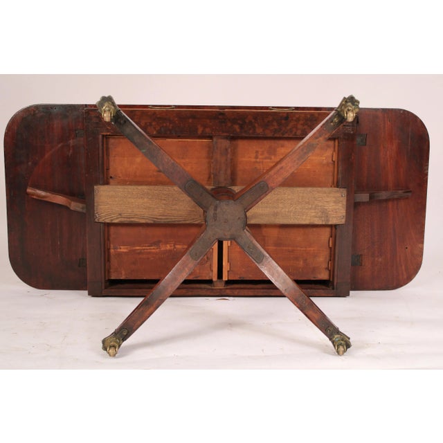 English Regency Mahogany Sofa Table For Sale - Image 12 of 12