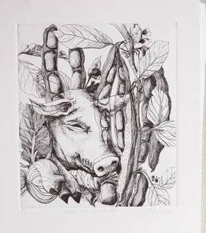 Angela Occhipinti, Author's Proof, 1950, Engraving