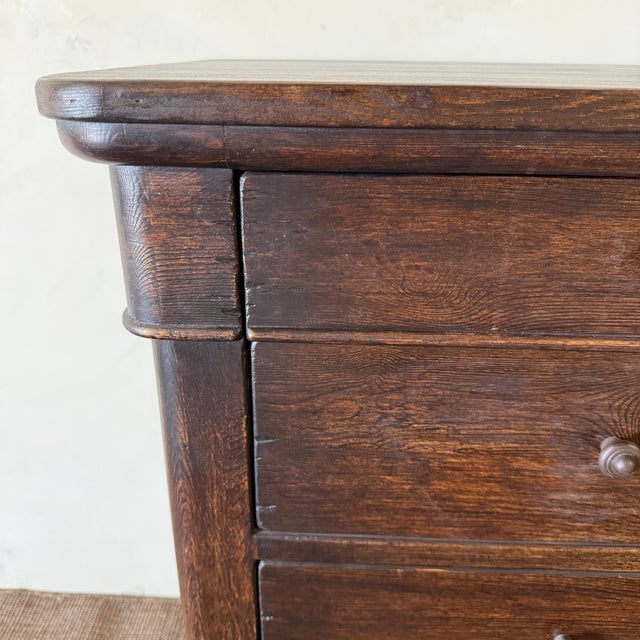 Olivia Reclaimed Pine 5 Drawer 36" Dresser - Walnut For Sale - Image 9 of 13
