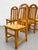 Vintage Solid Wood Slat Back Dining Chairs, Set of 6 – Scandinavian Minimalist Chairs, Light Oak Wood, Modern Farmhouse Seating For Sale - Image 12 of 12