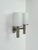 Perzel double wall light in metal and opaline glass, produced in France in the 1960s. A timeless design, featured in the...