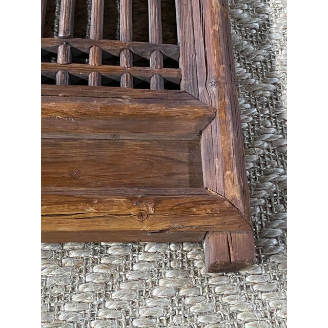 Brown Late 19th Century Antique Chinese Screen For Sale - Image 8 of 13