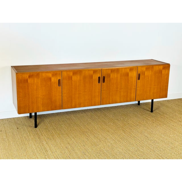 Stunning vintage sideboard from the 1960s with a clean, scandinavian design, typical of the mid-century modern movement....