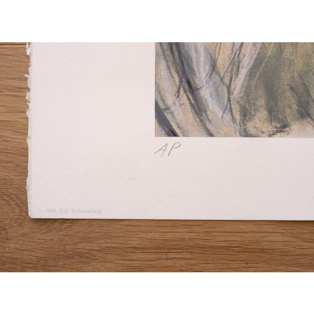 1980s Sheldon C. Schoneberg Pierrot Artist's Proof Print For Sale - Image 5 of 7